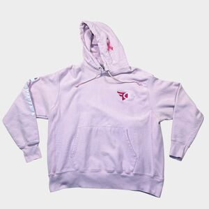 FaZe Clan x Champion Reverse Weave Hoodie Pink Breast Cancer Awareness XL Men's